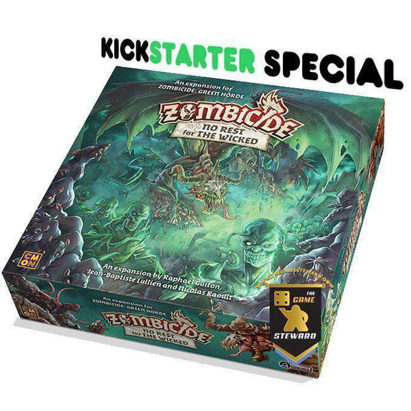 Zombicide: Green Horde No Rest For The Wicked Kickstarter Board Game ...